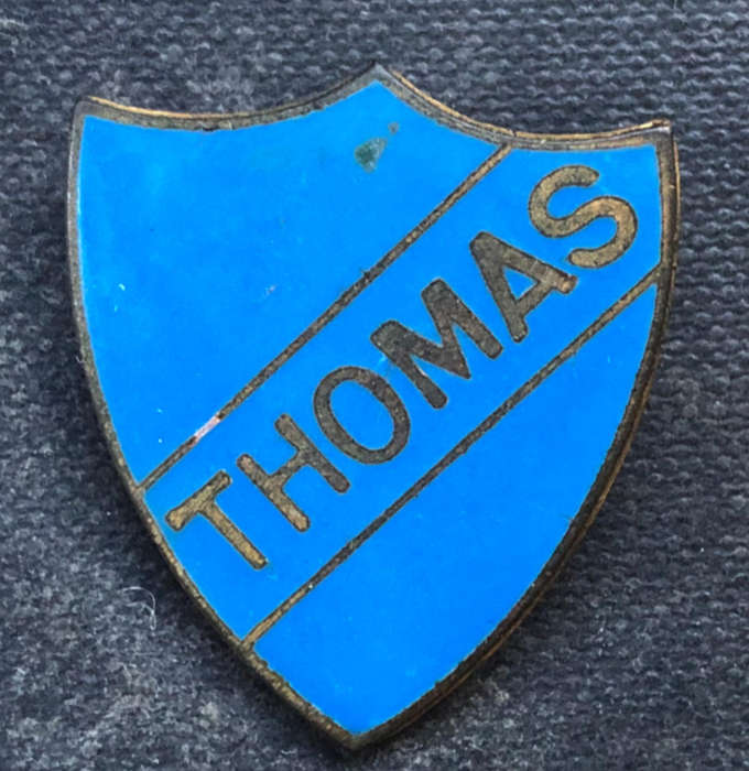 BADGE ENAMEL THOMAS SIGNED Marples & Beasley Birmingham