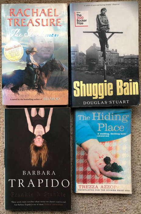 Shuggie Bain by Stuart The Stockmen by Treasure Frankie & Stankie by Trappido The Hiding Place by...