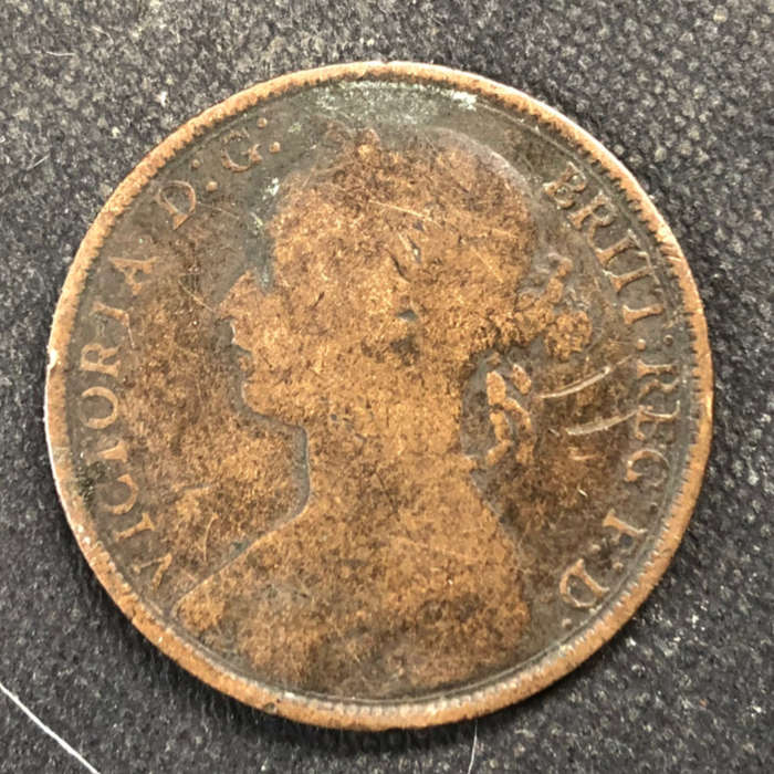 PENNY BRITISH 1894 VICTORIAN WITH YOUNG HEAD