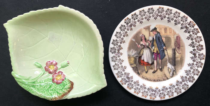 CARLTON WARE AND STAFFS TEASET CO LTD TUNSTALL BUTTER DISHES COLLECTION