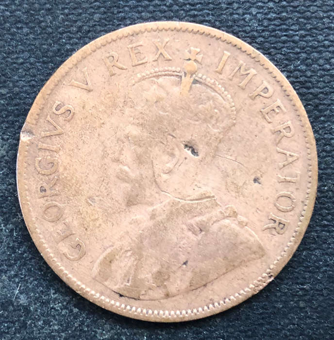 PENNY 1927 UNION OF SOUTH AFRICA