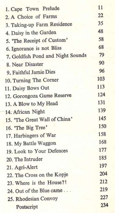 Rhodesiana  --  Bolt From the Blue   ---   John Tagel