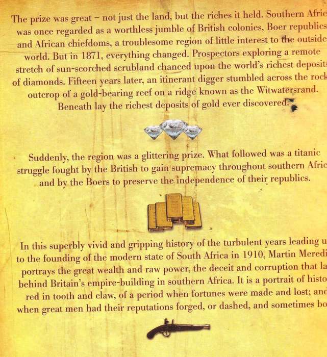 Diamonds Gold and War--The Making of South Africa  --  Martin