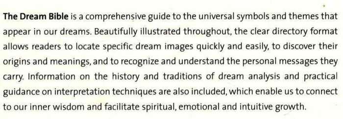 The Dream Bible  --  Brenda Mallon