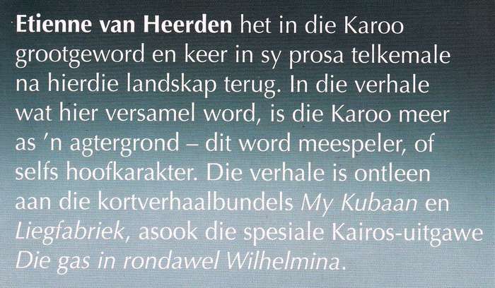 Haai Karoo  --  Etienne van Heerden