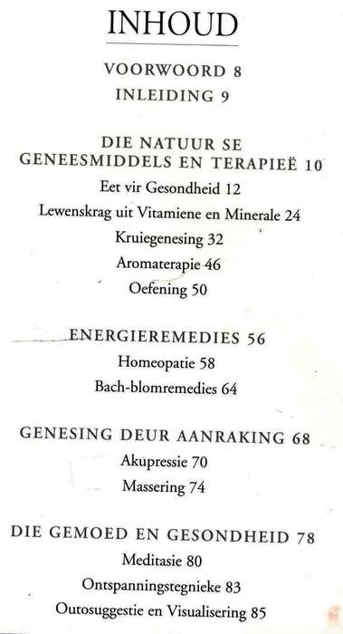 Natuurlike Geneesmiddels   ---    Keith en Linda Scott