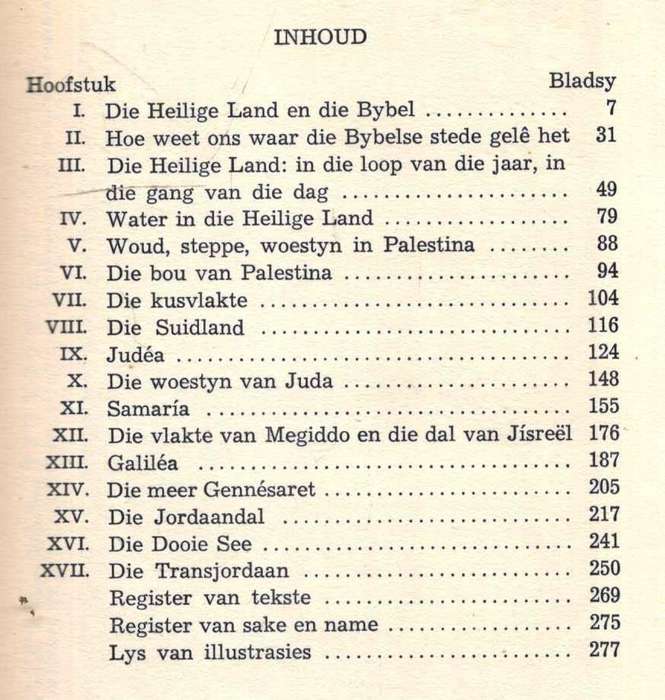 Palestina - Die Land van sie Bybel  --  van Deursen en Groenewald