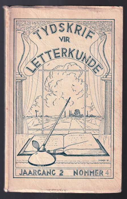 Tydskrif vir Letterkunde  --  Jaargang 2  --  Nommer 4