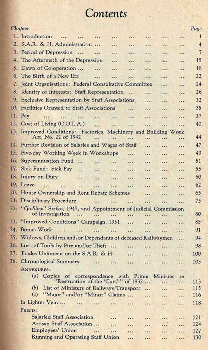 Wheels Within Wheels and Trade Unionism on the S.A.R. & H. --    Jas. A. Adam  --  Signed