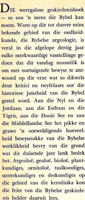 Die Klippe het dit Uitgeroep  --  Werner Keller