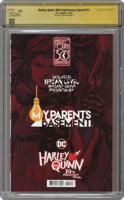 Harley Quinn 30th Anniversary Special (2022 DC) 1PARENTS.B CGC 9.8 SS Timm/Dini/Leisten/Level