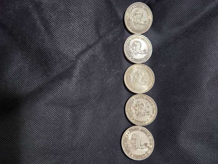 Set of 20 SA Union coins