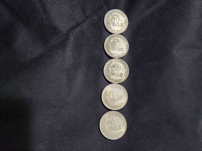 Set of 20 SA Union coins