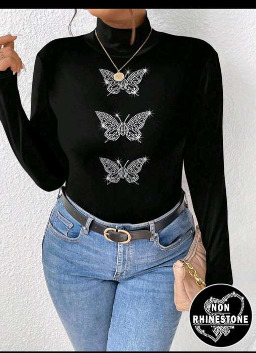 Stunning  Long sleeve Top:  2XL