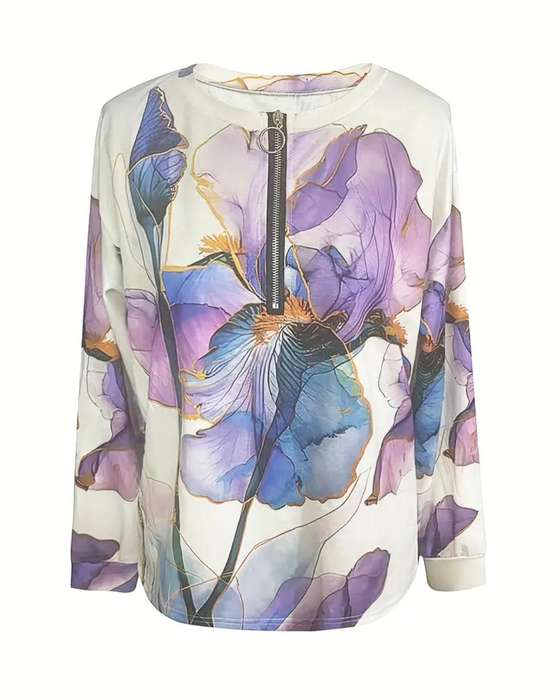 Floral Long sleeve  Top: XXL