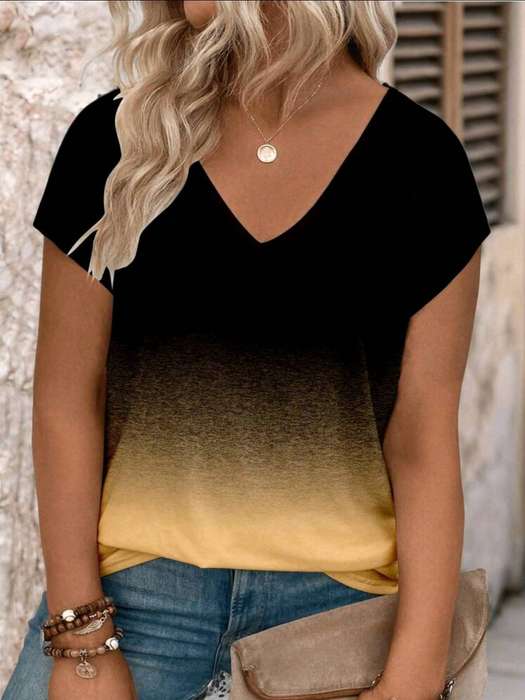 Ombre look Top: 3XL