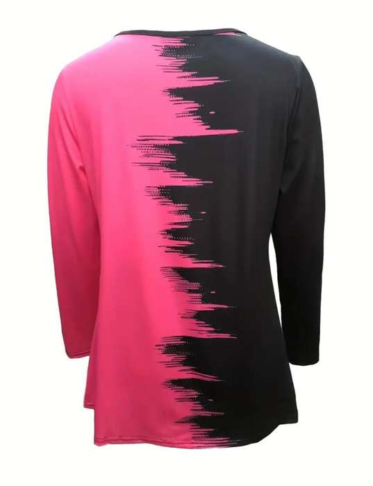 Pink & Black  Long sleeve top: Med