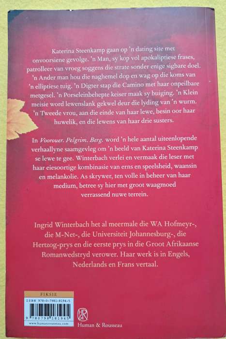 Voorouer. Pelgrim. Berg. - Ingrid Winterbach