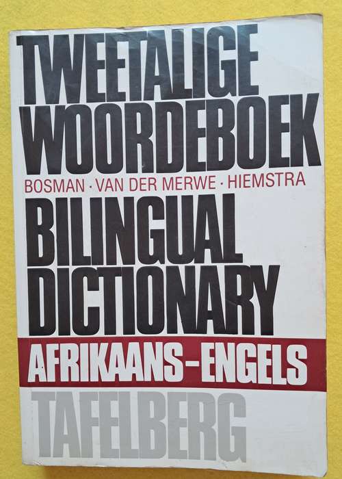 Tweetalige Woordeboek - Bosman. van der Merwe. Hiemstra
