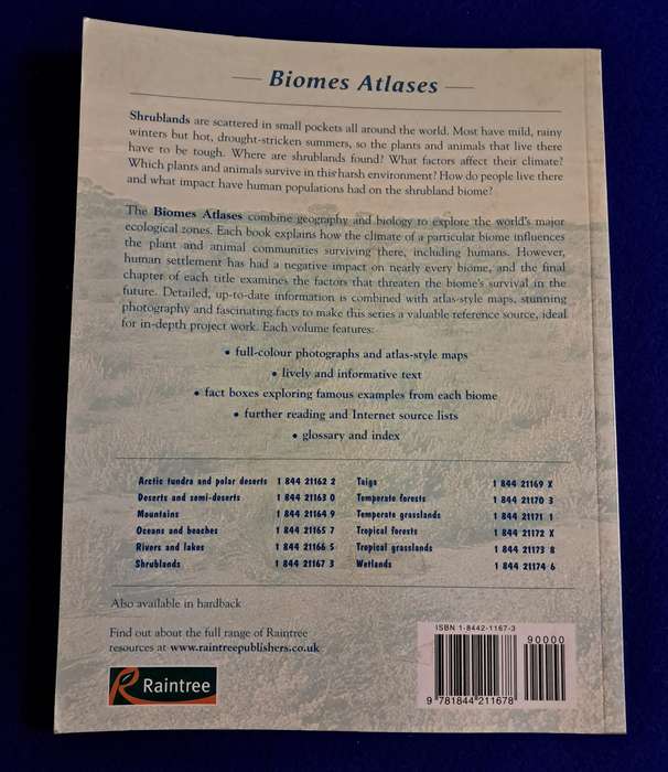 Shrublands - Biomes Atlases - David Burnie - RSA Content