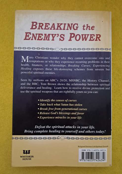 Breaking Curses Experiencing Healing - Tom Brown