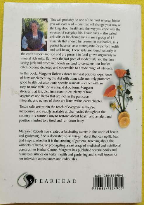 Tissue Salts for healthy living - Margaret Roberts