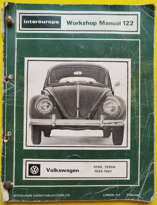 Workshop Manual 122 Volkswagen