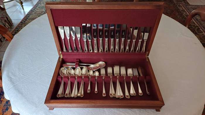 Canteen of 57 Piece Silver-plated Cutlery