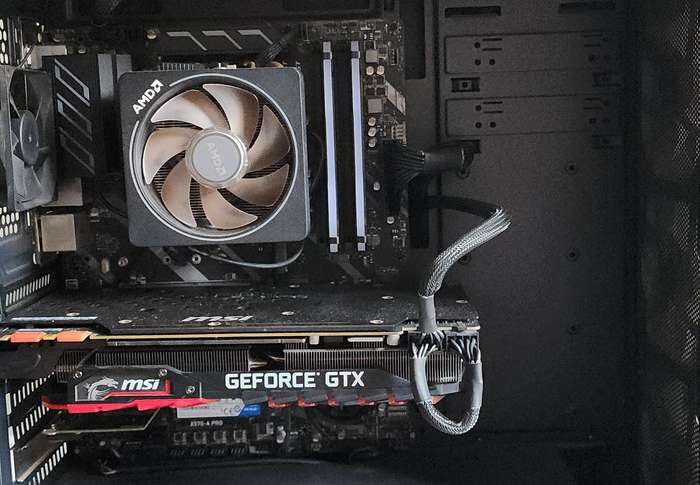 MSI X570-A PRO with Ryzen 7 2700X 16GB ram and RTX1080TI Gaming PC