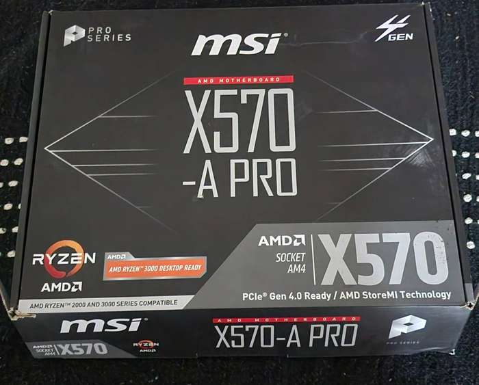 MSI X570-A PRO with Ryzen 7 2700X 16GB ram and GTX1080TI Gaming PC