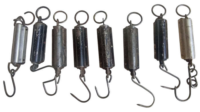 Vintage Pocket Balance hanging spring loaded Scales -Sell per scale and not as a lot