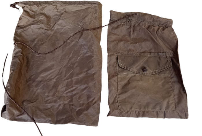 2 Old SA Army small Toiletries bags - sell per bag and not as a lot-good condition