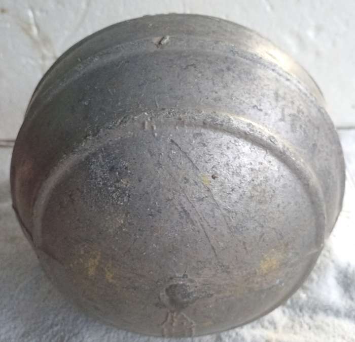 Vintage Aluminum Buoy from Coruna Spain-Engraved on it Spain/Tower of Hercules Lighthouse-Dia. 20 cm