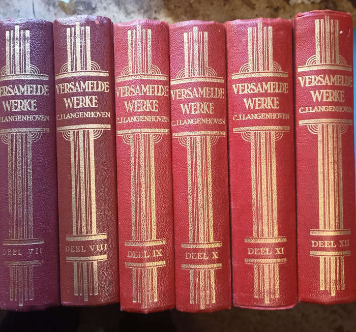 Versamelde Werke CJ Langenhoven-9 x books (1-1935, 2 x 1936, 4 x 1937, 2 x 1938)-sell per book