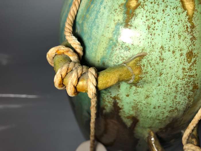 LARGE VINTAGE POTTERY VASE - 43CM