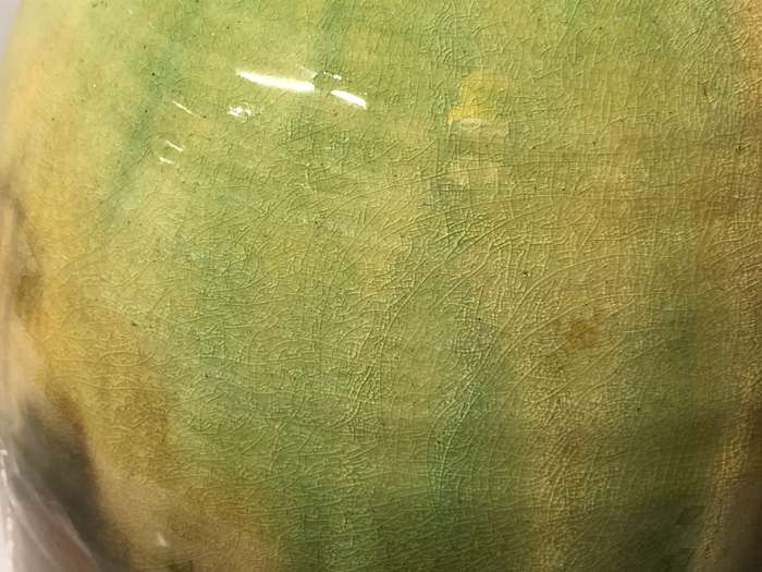 LARGE VINTAGE POTTERY VASE - 43CM