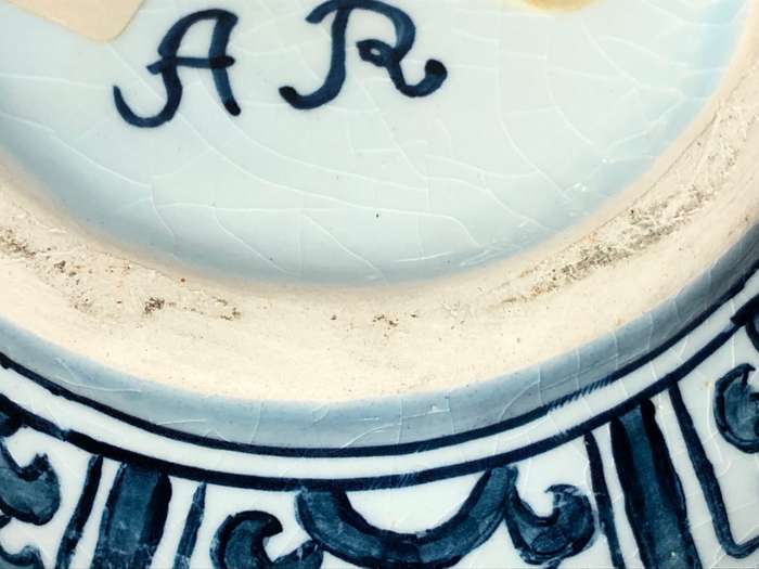 3 BLUE AND WHITE PORCELAIN JARS - PLEASE SEE ALL PHOTOS