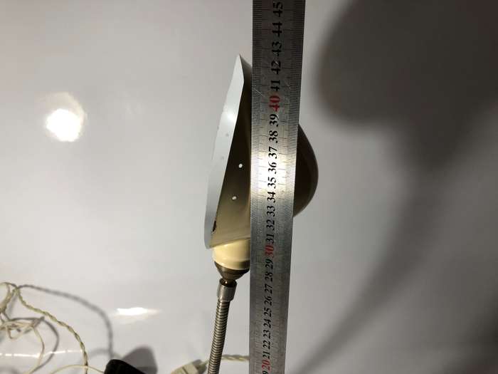 VINTAGE METAL WORK LIGHT - NOT TESTED