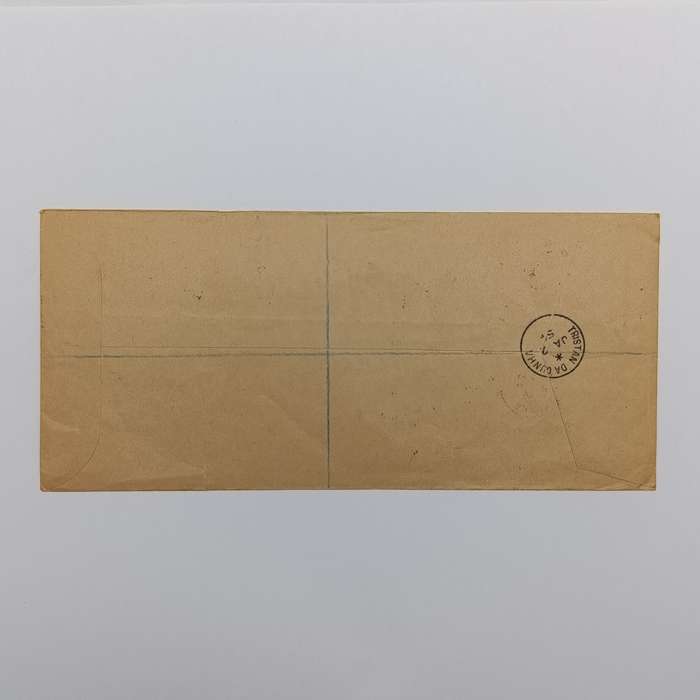 Tristan da Cuncha 22 set with SF 14 to (no SG 20) on FDC of 2 Jan 1954