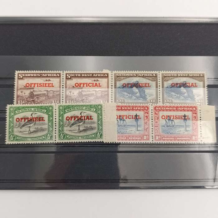 Stamps South Africa SACC 23 - 26 hinged mint pairs