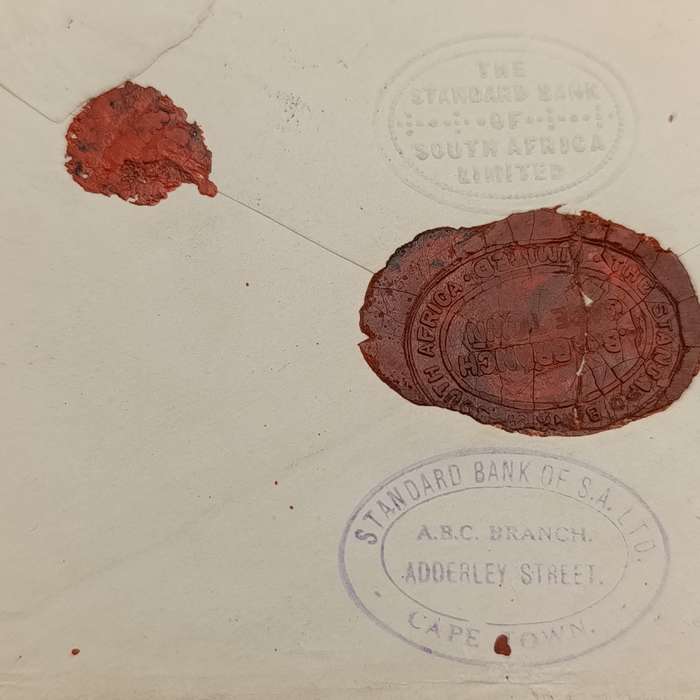 Airmail cover from Cape Town, South Africa to London, England 2 August 1932