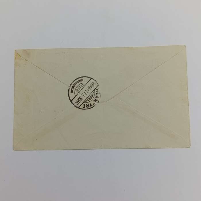 Airmail cover Wagenaars - Kraal South Africa to Blantyre Nyasaland with 3 South African stamps