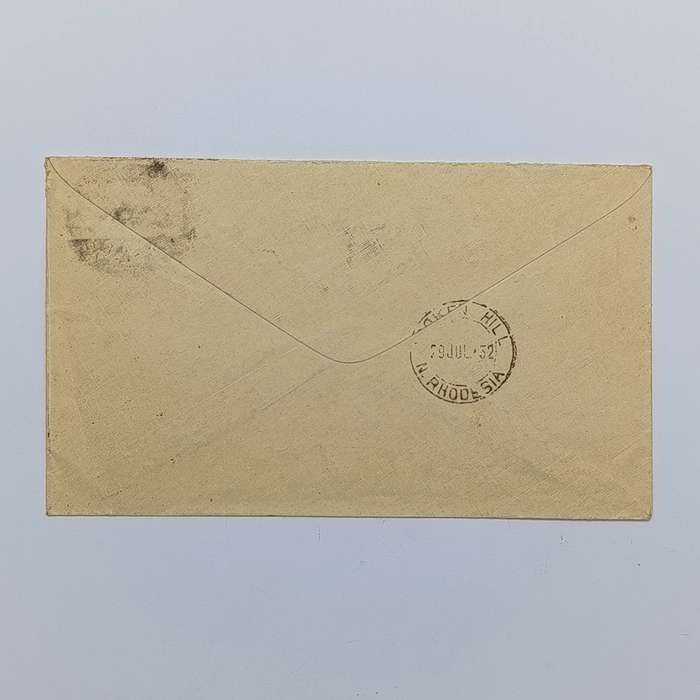 Airmail cover Northern Rhodesia to London with 2 Northern Rhodesia stamps cancelled 27 Jul 1932