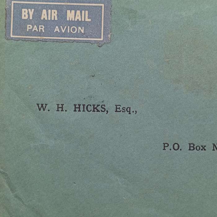 Airmail Cover Liverpool Great Britain to Cape Town South Africa with British One Shilling stamp