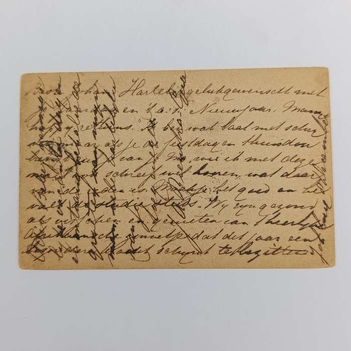 Transvaal Postcard from Johannesburg South Africa to Delft Holland redirected to Amsterdam Holland