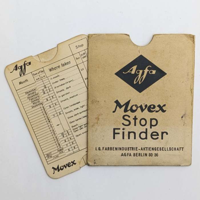 Agfa Movex stop finder