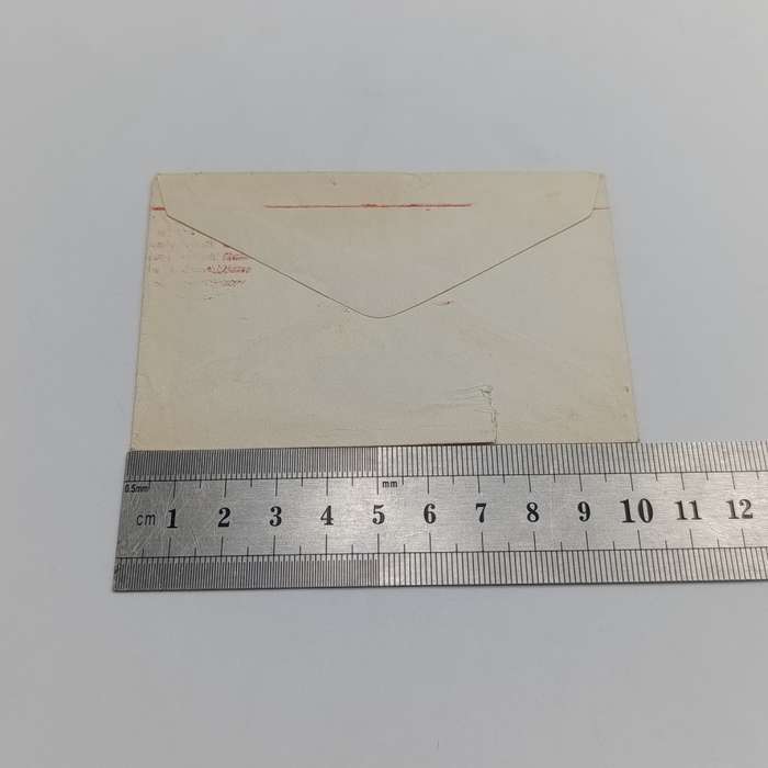 Small envelope with RSA 1 stamp cancelled Kuruman 1970 in red ink and Jagersfontein in black ink