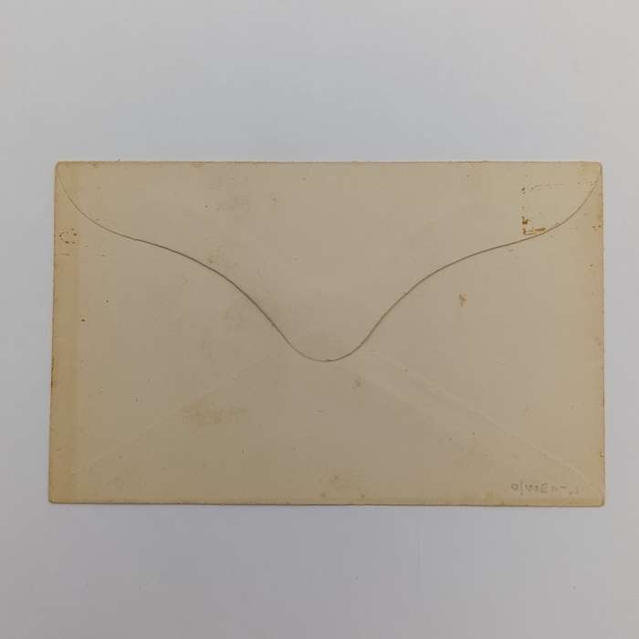Union of South Africa pre-printed envelope with embossed 1 1/2d imprint stamp - unused