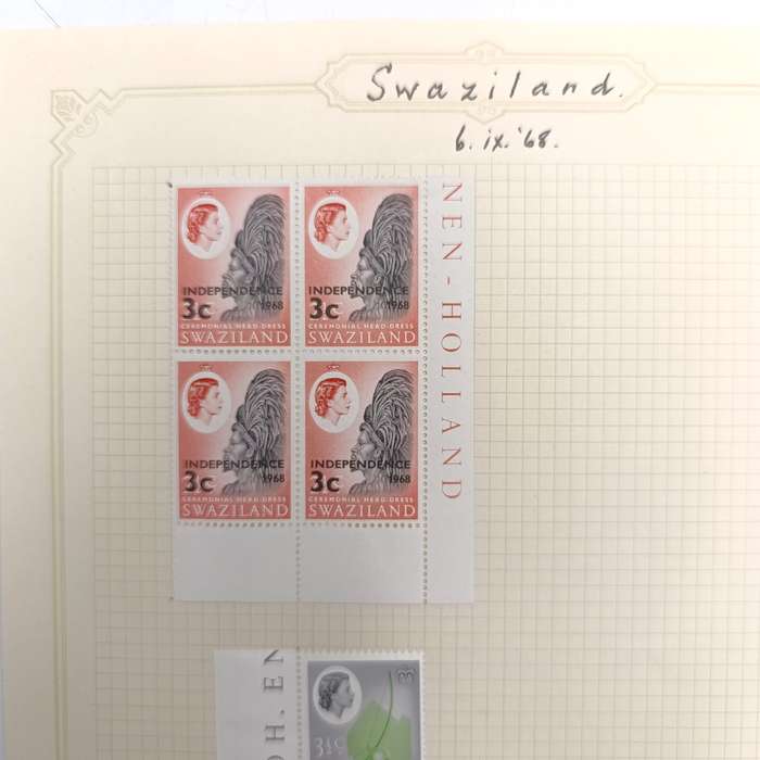 Swaziland Independence overprints set - 1968