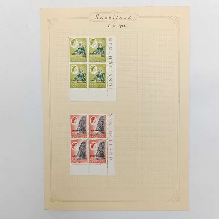Swaziland Independence overprints set - 1968